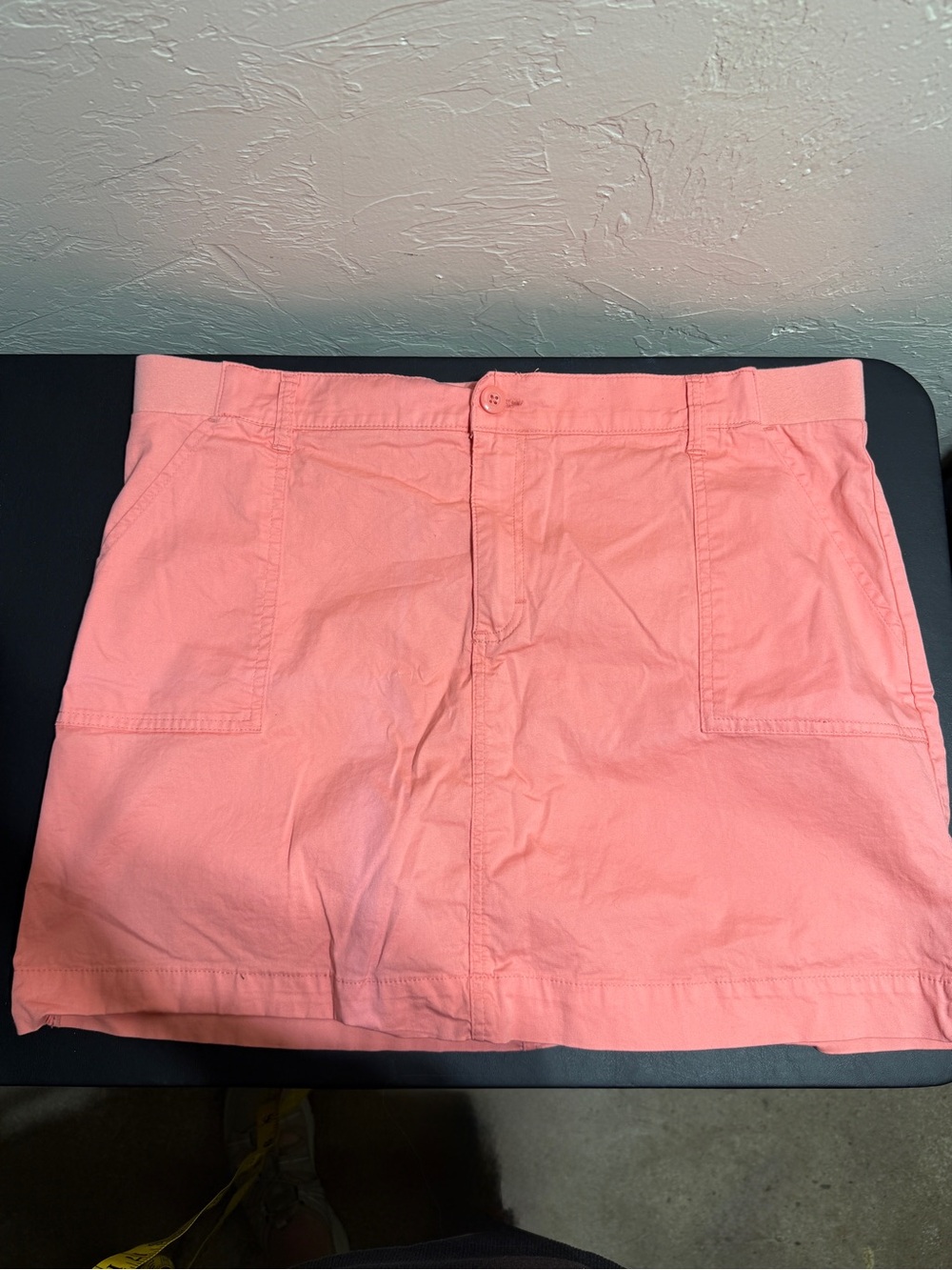 NWOT Lee light coral/peach skort with mesh shorts lining Size 20W